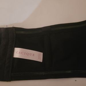 Cacique Convertible, Strapless Bra. Black